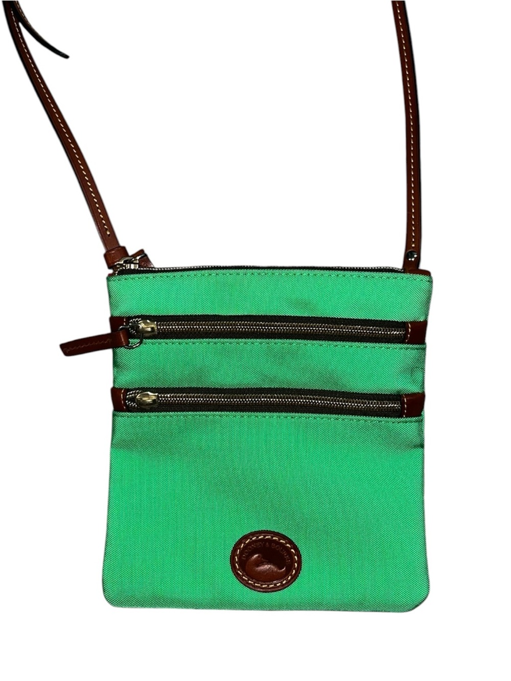 DOONEY & BOURKE Nylon North South Triple Zip Crossbody Bag